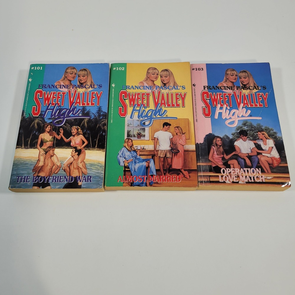 Vintage Sweet Valley High Books Lot of 3 Sweet Valley Passion 101 102 103 Pascal